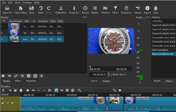 Shotcut video editor