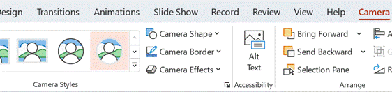 Camera options